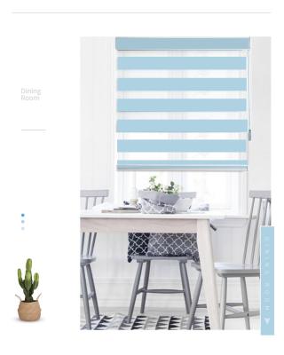 China Light Filtering Foshan Made Nice Color Zebra Printed Window Roller Blinds for sale