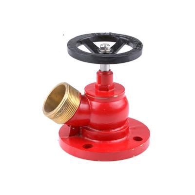 China Aluminum /brass Low Price Guaranteed Quality DN65 Brass Fire Hose Fire Hydrant Fighting Landing Valve for sale