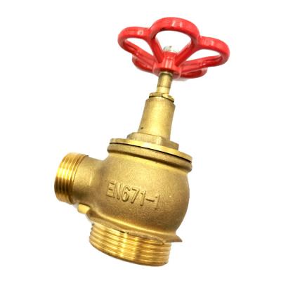 China Aluminum /brass professional manufacture fire hydrant landing pipe cheap casting brass valve for sale