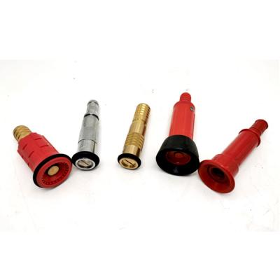 China Aluminum /brass/Plastic made in china top quality fire hydrant DN25 30 mfire fire hose reel brass nozzle types for sale