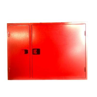 China Soft Steel / Stainless Steel Fire Hose Reel Cabinet Standard Size for sale