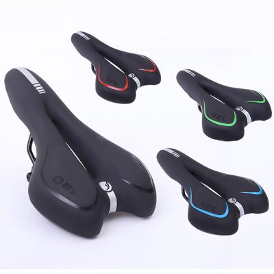 China ORIGINAL ROAD BIKE DESIGN MTB Rail Silica Gel Finish PU Finish Bicycle Saddle Breathable Soft Steel Bicycle Saddle for sale