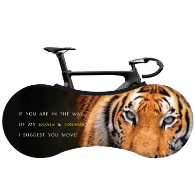 China MTB Series ROAD Elastic Animal Bike Cover High Quality Multiple Dust Elasticity Canvas Cover Bicycle Protective Cover for sale