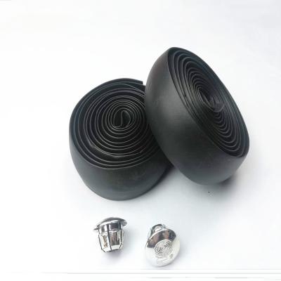 China Road Bikes Lock Ring Rubber Bicycle Handlebars Tape Anti Slip Wapped Handlebar Grips Tape for sale