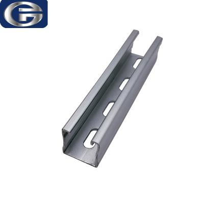 China Industry Excellent Quality Professional Guide Rails Galvan Cold Roll C Channel Steel for sale