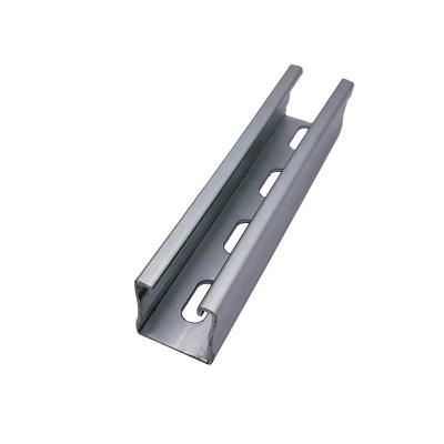 China Building Material China Supplier Galvanized Steel Profile Unistrute Channel Slotted C Channel for sale