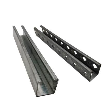 China Professional Ceiling System Manufacturer Stainless Steel Slotted C Channel Price In Stock for sale