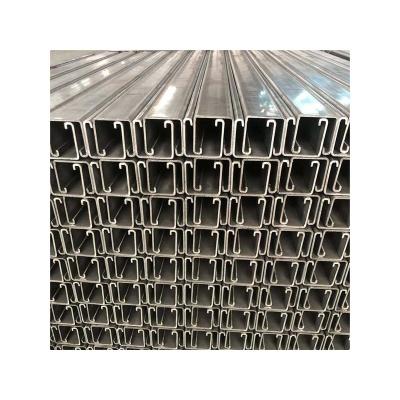 China Build And Building Quality Strut Uni Channel Stainless Steel Plain / Slotted Support Chinese Supplier for sale