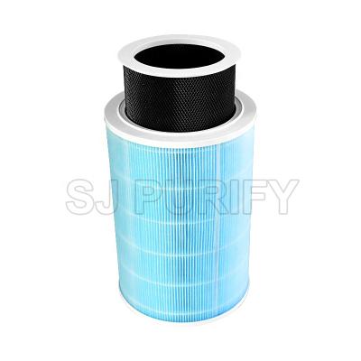 China Car expand version original Xiao MI air filter activated carbon hepa air filter cylinder for sale