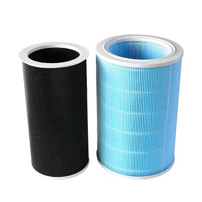 China Car Mesh Filter Element Blue Nylon Xiaomi MI Air Purifier Hepa Filter 0.3 Micron Activated Carbon for sale