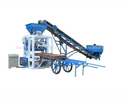 China Ecological Profitable hollow concrete paver brick making machine For Home Business à venda