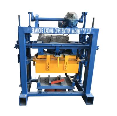 Chine QT4-40 small production Manual Brick Making Machine machinery ideas production equipment for the small à vendre