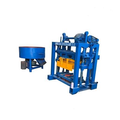 Cina High quality qt4-40 manual hollow concrete block making moulding machine Cameroon in vendita