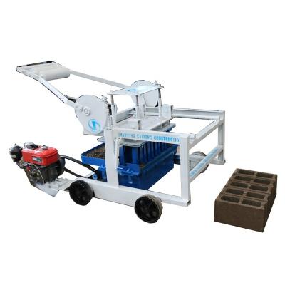 China Hollow Block Making Machine Building Wall Molding Simple brick machinery home use Te koop