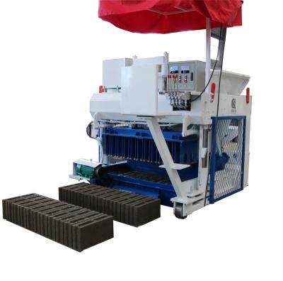 Cina QTM6-24 electricity moving concrete hollow block making machine interlocking solid brick in vendita