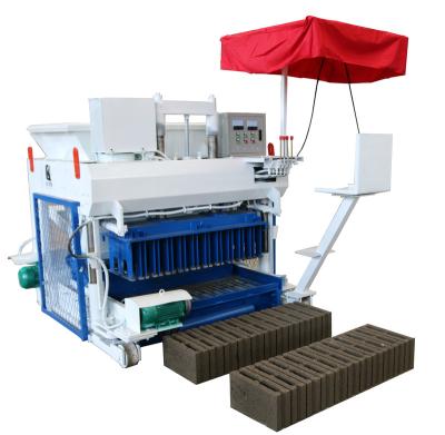 Chine concrete Mobile Block Making Machine for hollow solid paving à vendre