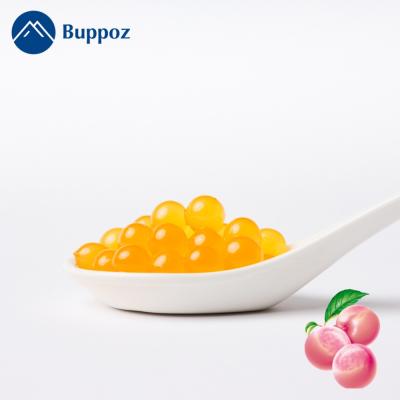 China Bubble Tea Bubble Tea Lychee Peach Jumping Boba for sale