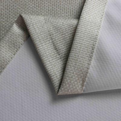 China Factory Wholesale High Water Resistant OEM Design 3 Pass Thermal Shading Curtain Lining Blackout Fabric for sale