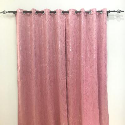 China High quality printed blackout blackout curtain fabric polyester dimout fabric for living room for sale