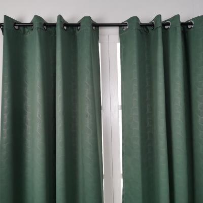 China High Quality 100% Polyester Blackout Blackout Curtain Fabric Blackout Embossed Fabric For Home Curtain for sale