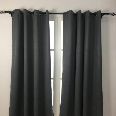 China Hot Sale Blackout Curtain Fabric 100% Polyester Blackout Embossed Fabric For Home Curtain for sale