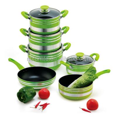 China Sustainable Aluminum Pot Set for sale