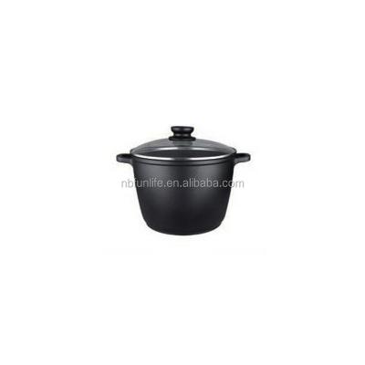 China Sustainable Die Cast Aluminum Soup Pot With Lid for sale