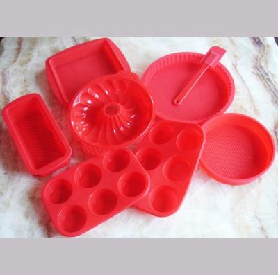 China Sustainable 8 Piece Silicone Bakeware Sets for sale