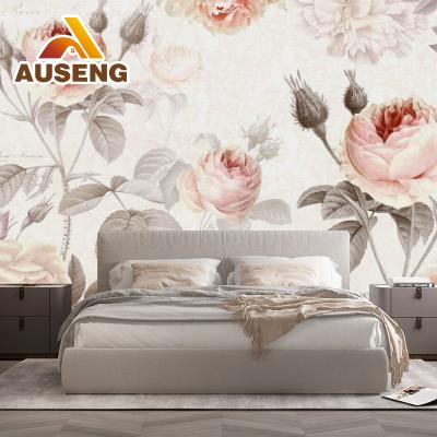 China Modern hot sale 3d three-dimensional design wallpaper wall sticker TV background wall mural for walls for sale