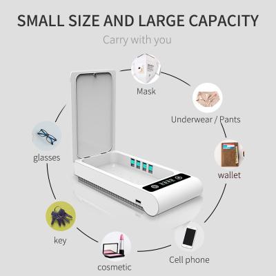 China Usb Charging BMQ LP-01 2.5W 185nm Ultraviolet Light Box for sale