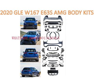 China The same as original body kits front bumper grill damper trim rear bumper for benz w167 2020 2022 2021 2023 GLe63 gle for sale