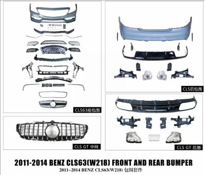 China The same as original front bumper rear bumper diffuser grill body kits for benz w218 2016 2017 2018 cls class cls63 2015 for sale