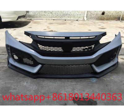 China The same as original FRONT BUMPER of BODY kits for HONDA CIVIC 2016 2017 2018 2019 2020 for sale