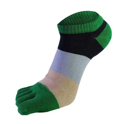 China Sporty Striped Toe Socks Business Health 5 Toe Socks Three Color Shorts For Man for sale