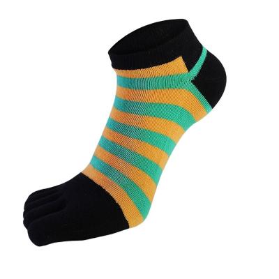 China Wholesale Sporty Novelty Colorful Funny Crazy Socks Mens Crew Cotton Knitted Funky For Men 5 Toe Socks for sale