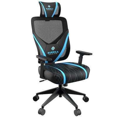 China Eureka Ergonomic Desk (Height Adjustable) and High Tensile Mesh Breathable Angle Adjustable Gaming Office Chair for sale