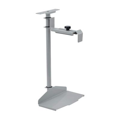 China Strong Wearability Eureka Rotating CPU Hanger Computer Accessories Gray UnderDesk Computer CPU Holder for sale