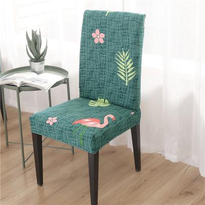 China Printing Elastic Elastic Back Giraffe Covers Wholesale Hot Sale Stretch Decoration Universal Chair Covers for sale