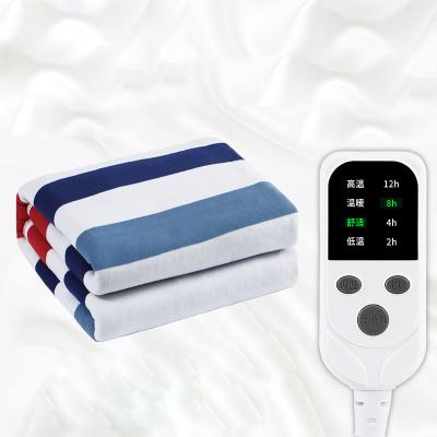 China 220V-240V 50Hz CE Flannel Coral Fleece Electric Blanket Heated Anti-static Hot Selling Super Soft Washable Super Soft Throw For Winter for sale