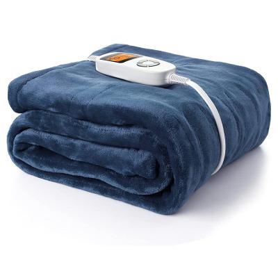 China PORTABLE Warm Plush Washable Electric Blanket Heated Soft Throw Blankets Warmer For Winter for sale