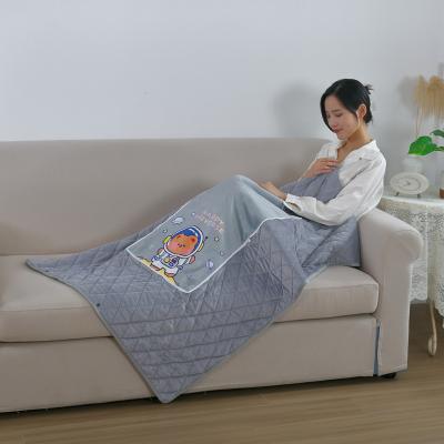 China New Hot Selling 5V/10W Released Anti-Static 100*140CM 100% Polyester Winter Soft USB Charges Heated Cushion Throw Blanket Electric Christmas for sale