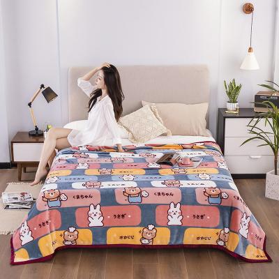 China Anti Static Super Soft Blankets For Winter Plush Polyester Flannel Fleece Blanket Throw Blanket for sale