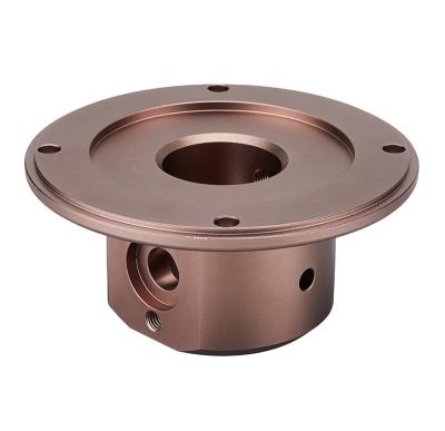 China Precision Custom Metal OEM Casting Machining Die Casting Casting Parts Gear Cover For Mechanical Assembly ADC-15 for sale