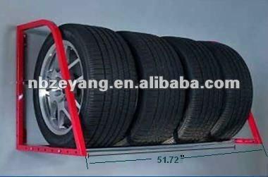 China wall rack tire racks 4pcs tires for sale