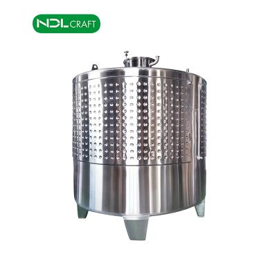 China Winery Brewpub Brewpub Restaurant 500L 1000L 2000L 3000l 5000l 10000L Stainless Steel Winery Equipment Machinery Wine Fermentation Tanks for sale