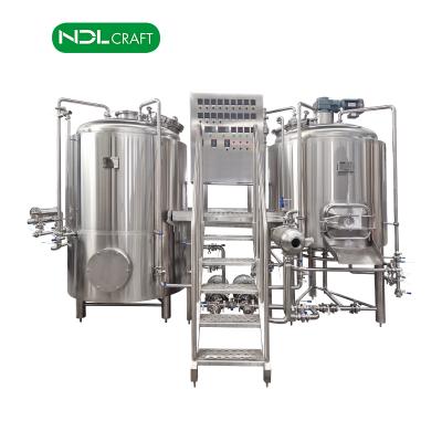 China Hotels New Beer Brewing Equipment Fire Heating 7BBL for sale