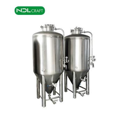 China Small Hotels Stainless Steel Beer Brewing Conical Fermenters Fermenting Equipment 1bbl for sale