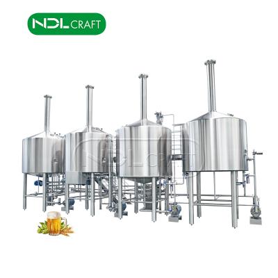 China Factory Craft Beer Making Supplies Comercial Lager Beer Making Machine Brewing Equipment for sale