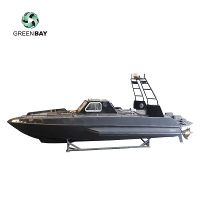 China Aluminum alloy aluminum alloy high speed and good seakeeping touched hybrid power survey vessel hydrographic boat for sale