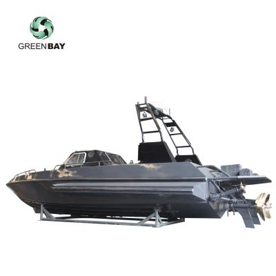 China Aluminum alloy endurance is 2000km speed 55kts touched hybrid power survey vessel high speed hydrographic boat for sale